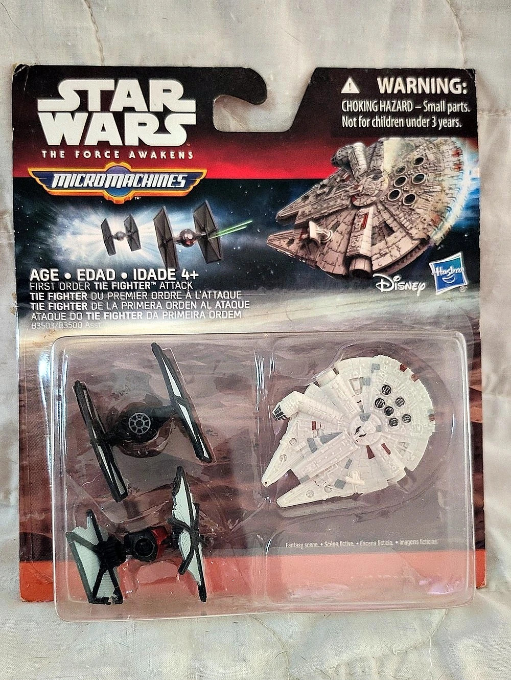 Star Wars Micro Machines Millennium Falcon & TIE Fighter Attack Micro
